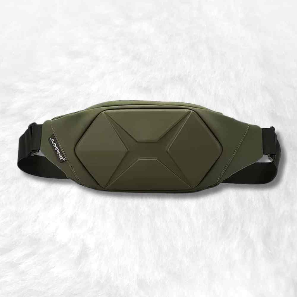 Sac Banane Antivol vert