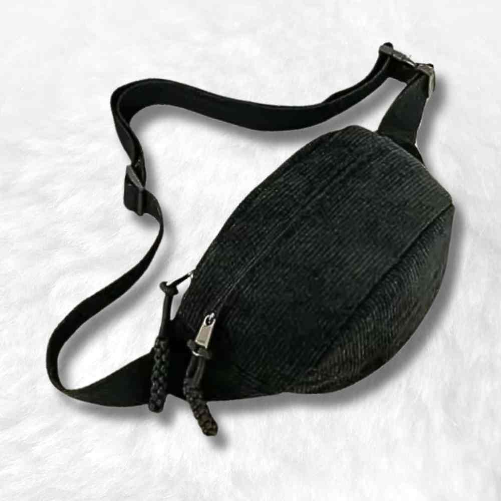 Sac Banane Femme Velours noir