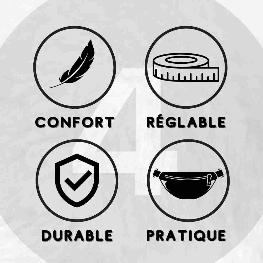 Les informations essentielles sur les Sacs Banane Ado noir