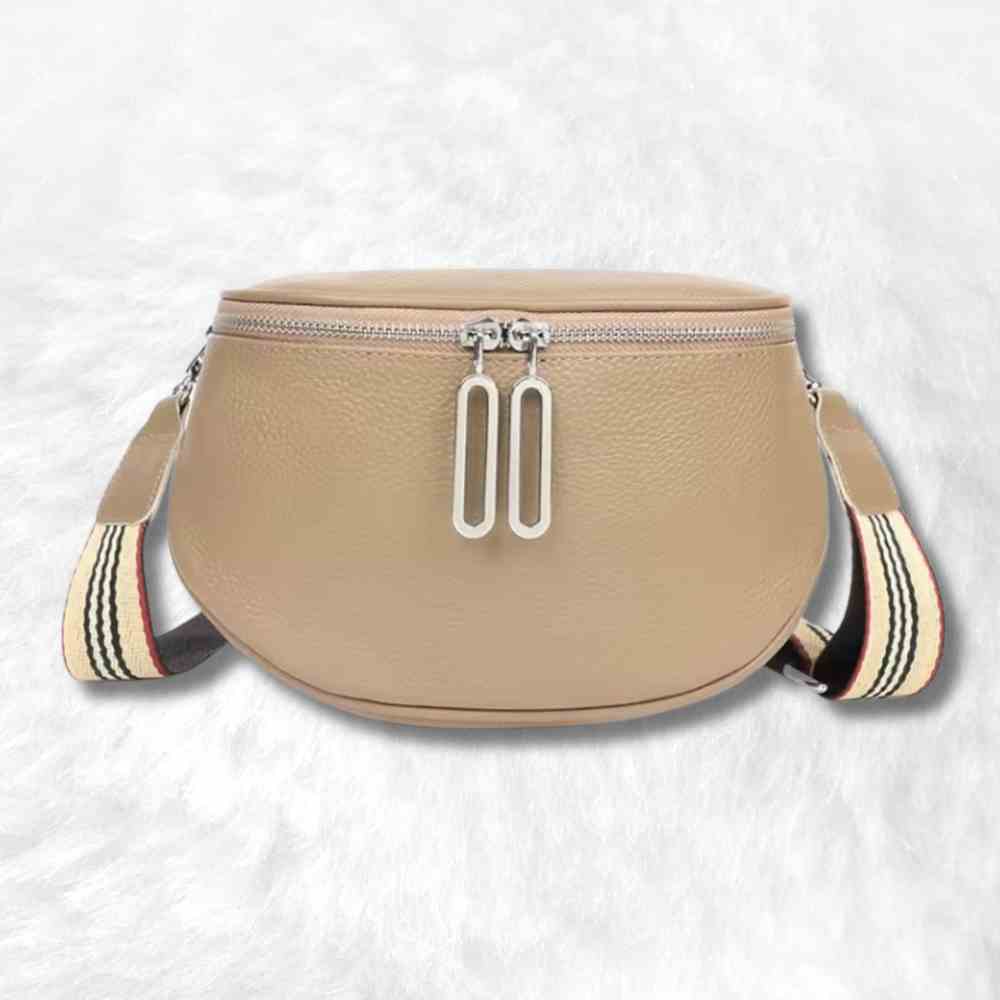 Sac Banane Cuir pour Femme en beige