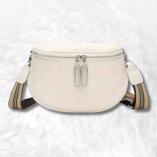 Sac Banane Cuir Femme blanc