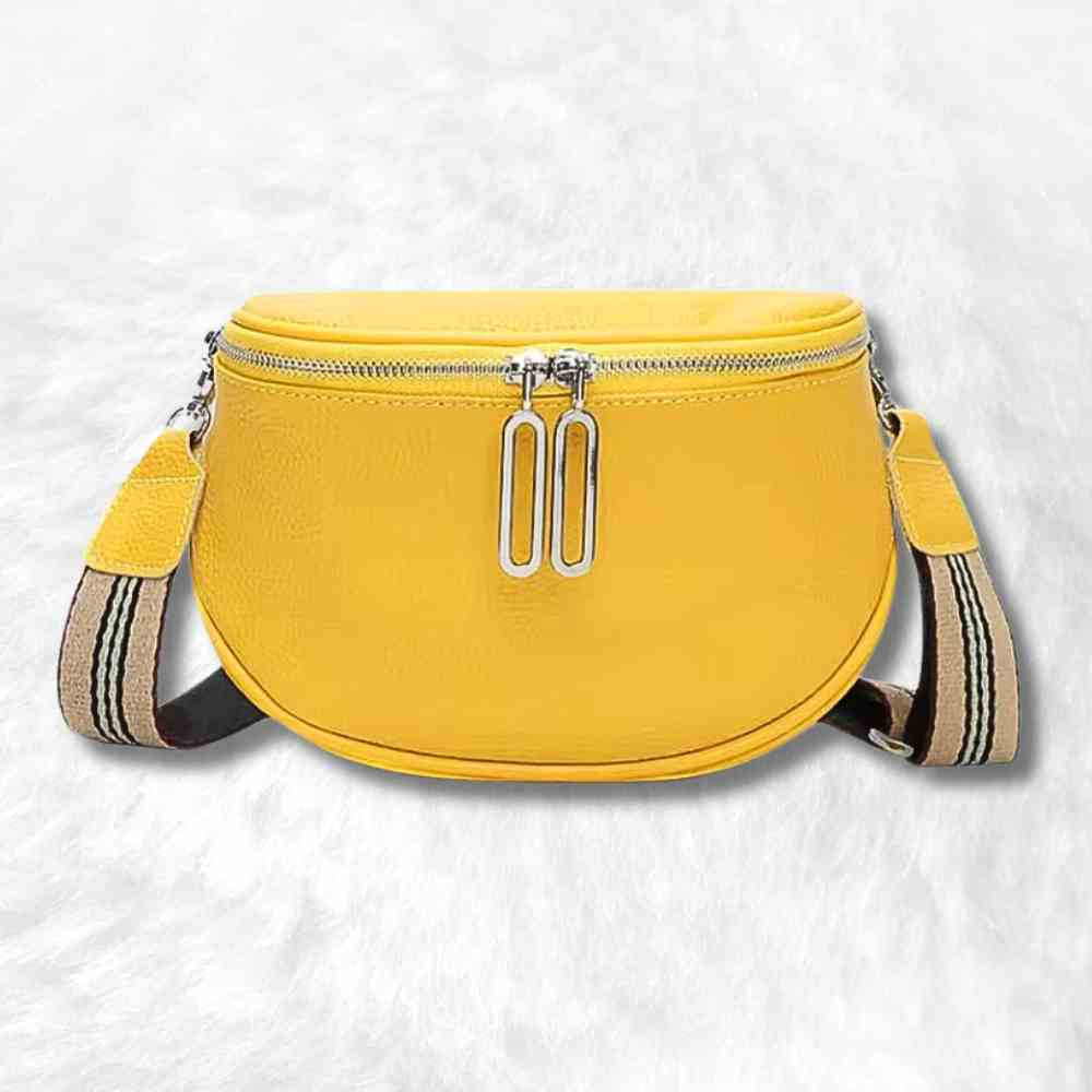 Sac Banane Cuir Femme jaune