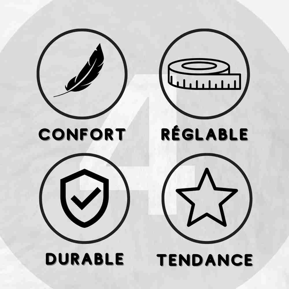 Caractéristiques principales du Sac Banane Daim