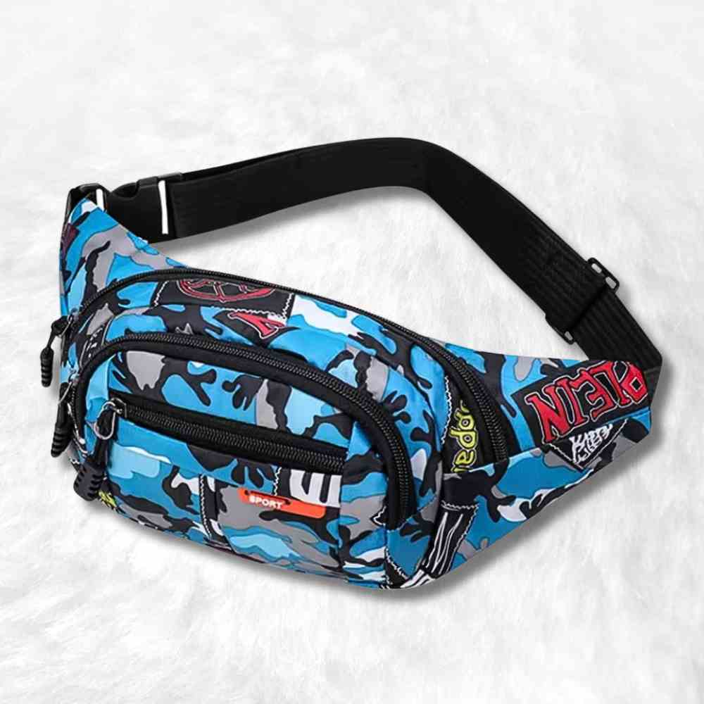 Sac Banane Enfant XL bleu