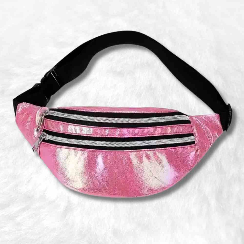 Sac Banane Irisé rose