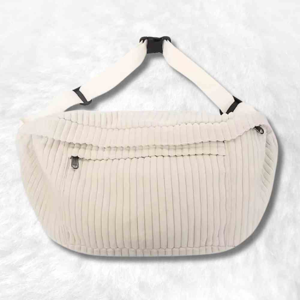 Sac Banane XL pour Femme en blanc