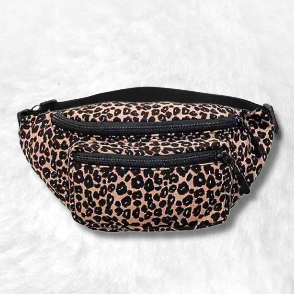 Sac Banane Panthère marron