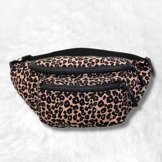 Sac Banane Panthère marron