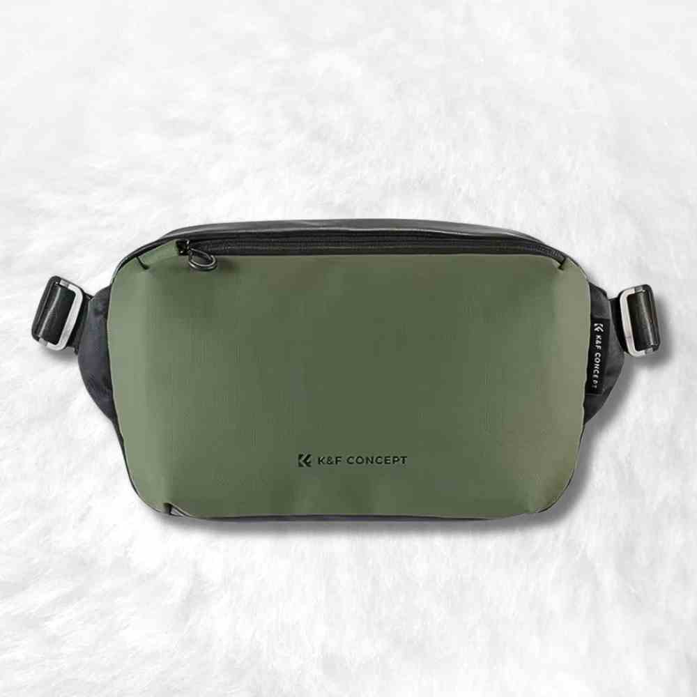 Sac Banane Appareil Photo vert armée