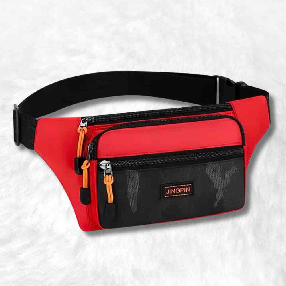 Sac Banane Carré rouge