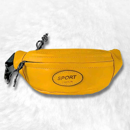 Sac Banane Enfant Cuir Végan jaune