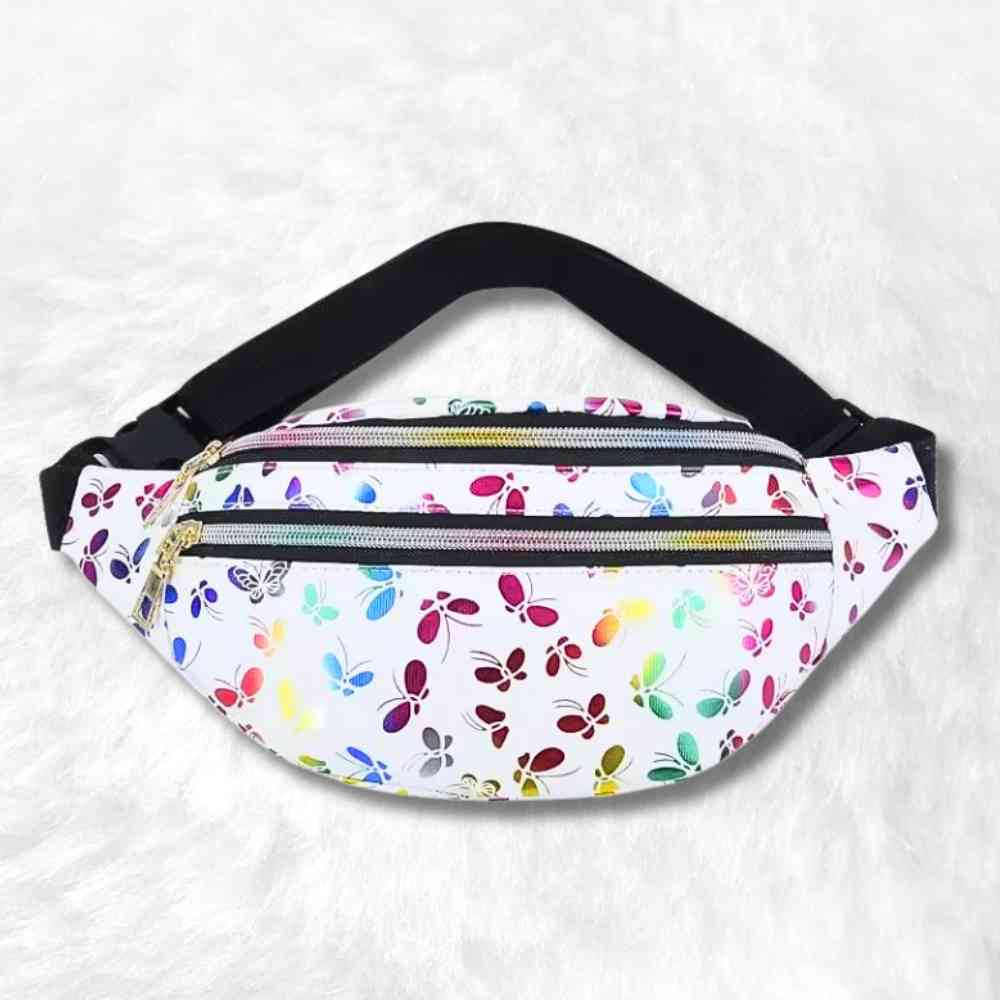 Sac Banane Femme Brillant blanc