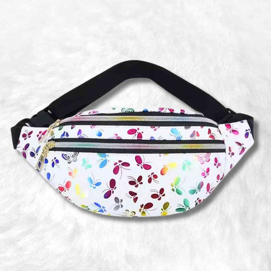 Sac Banane Femme Brillant blanc