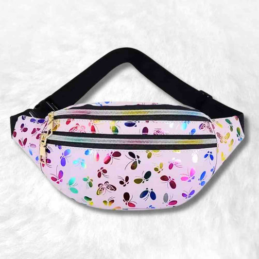 Sac Banane Femme Brillant rose