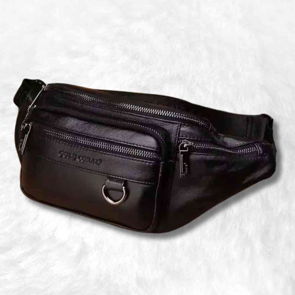 Sac Banane Homme Luxe noir
