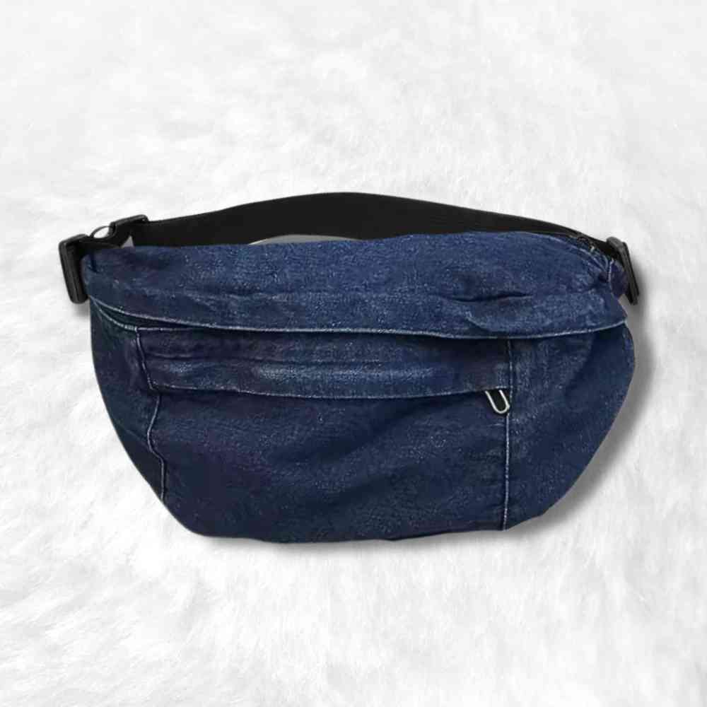Sac Banane Jean XL marine