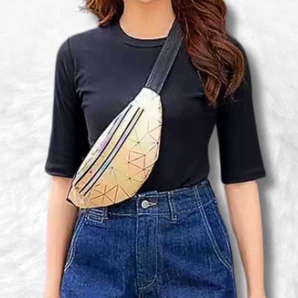 Sac Banane Multicolore jaune pour femme