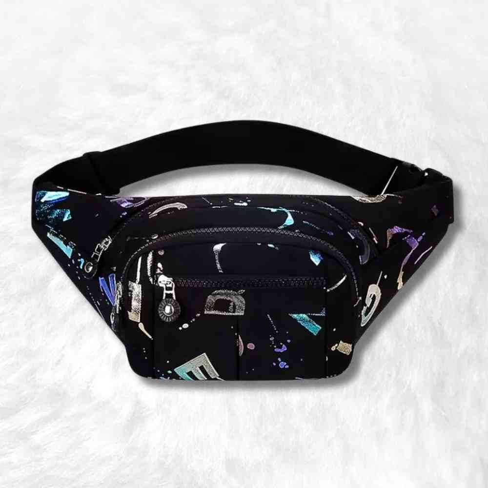 Sac Banane Multipoches Femme noir