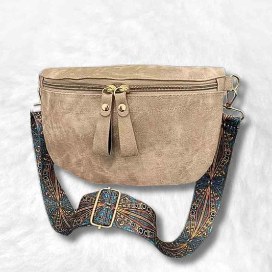 Sac Banane Daim beige