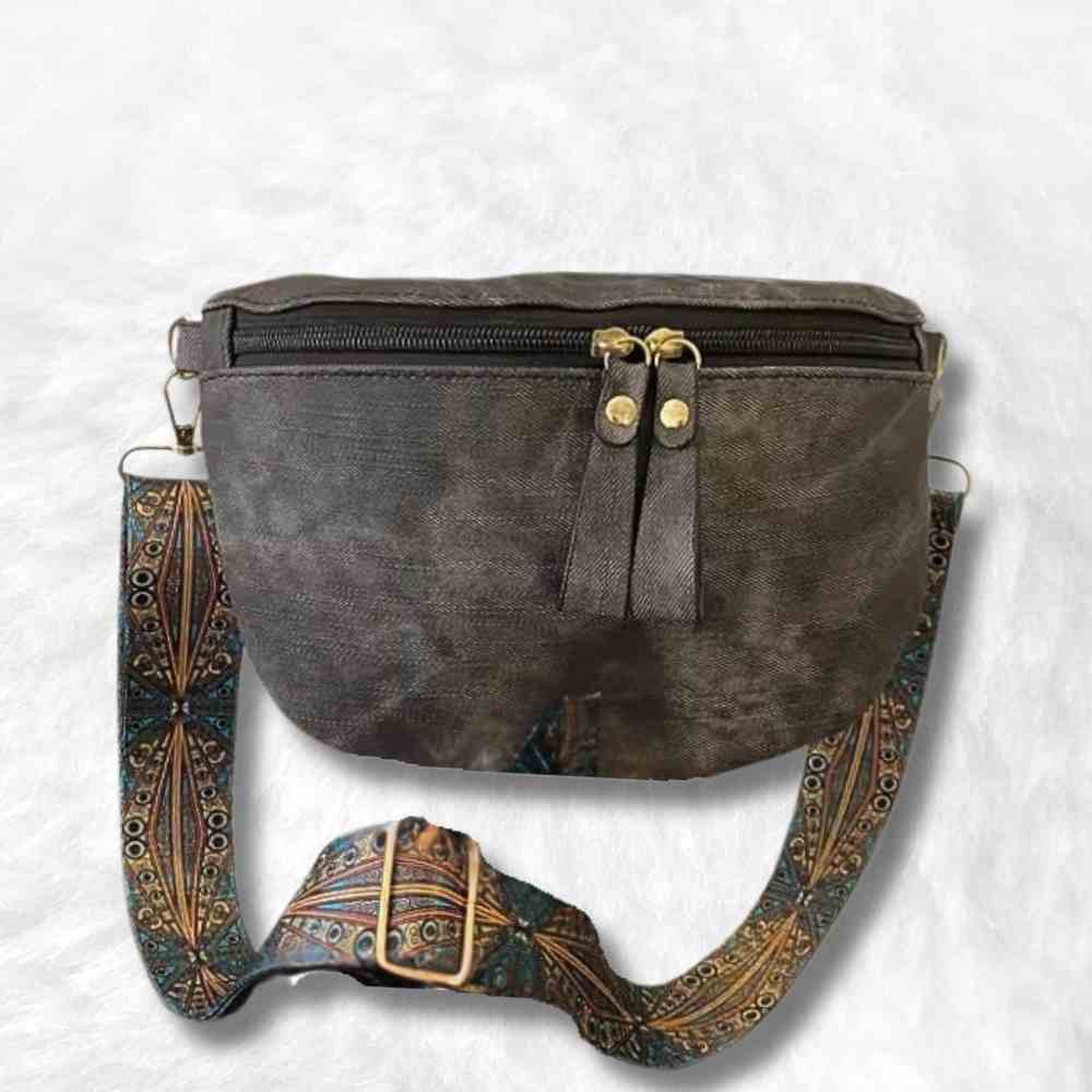 Sac Banane Daim​ noir