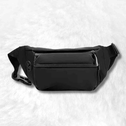 Sac Banane Étanche noir​ de face