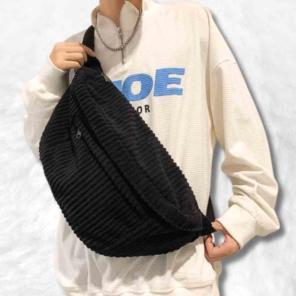 Une femme pour le Sac Banane XL Femme noir