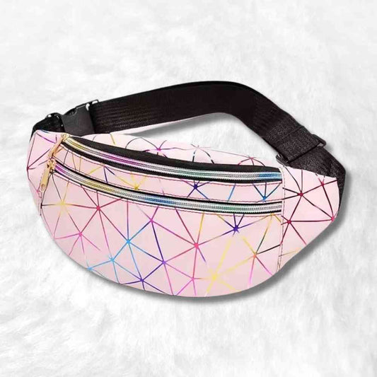 Sac Banane Multicolore​ rose