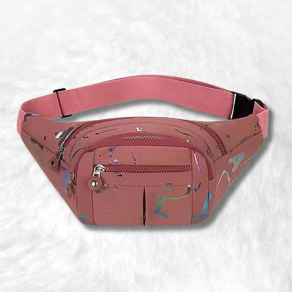 Sac Banane Multipoches Femme rose​